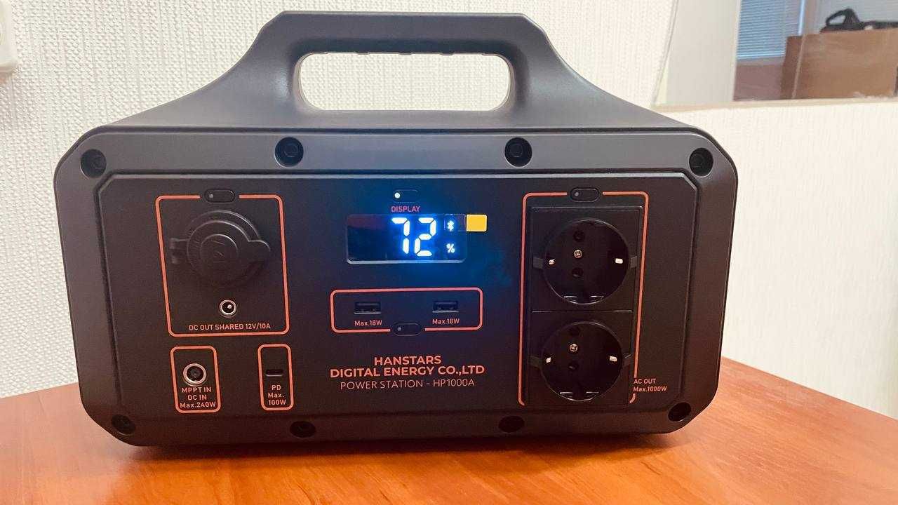Зарядная станция Hanstars HP1000A LiFePo4 1000 Вт 768 Вт/ч(EcoFlow)