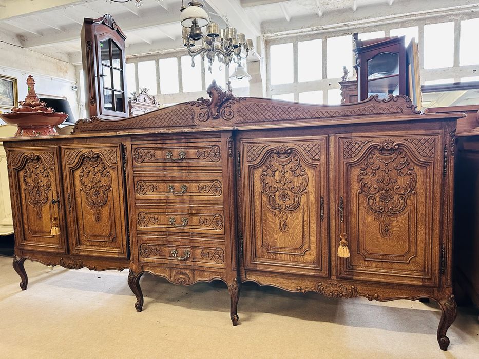 Duża i bogato rzeźbiona KOMODA LUDWIK :)