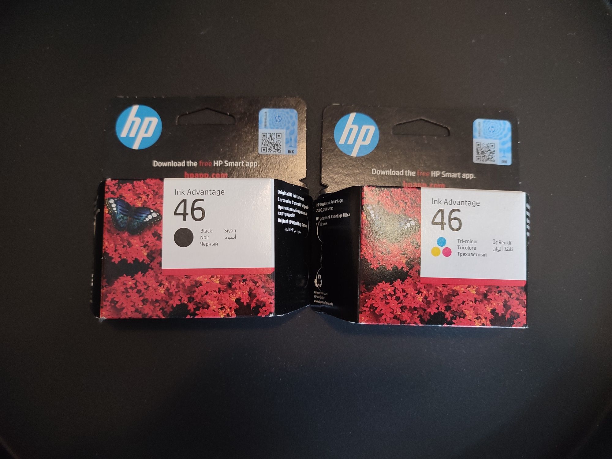 Продам картридж HP 46 ЧБ/кольоровий, картриджі для принтера HP