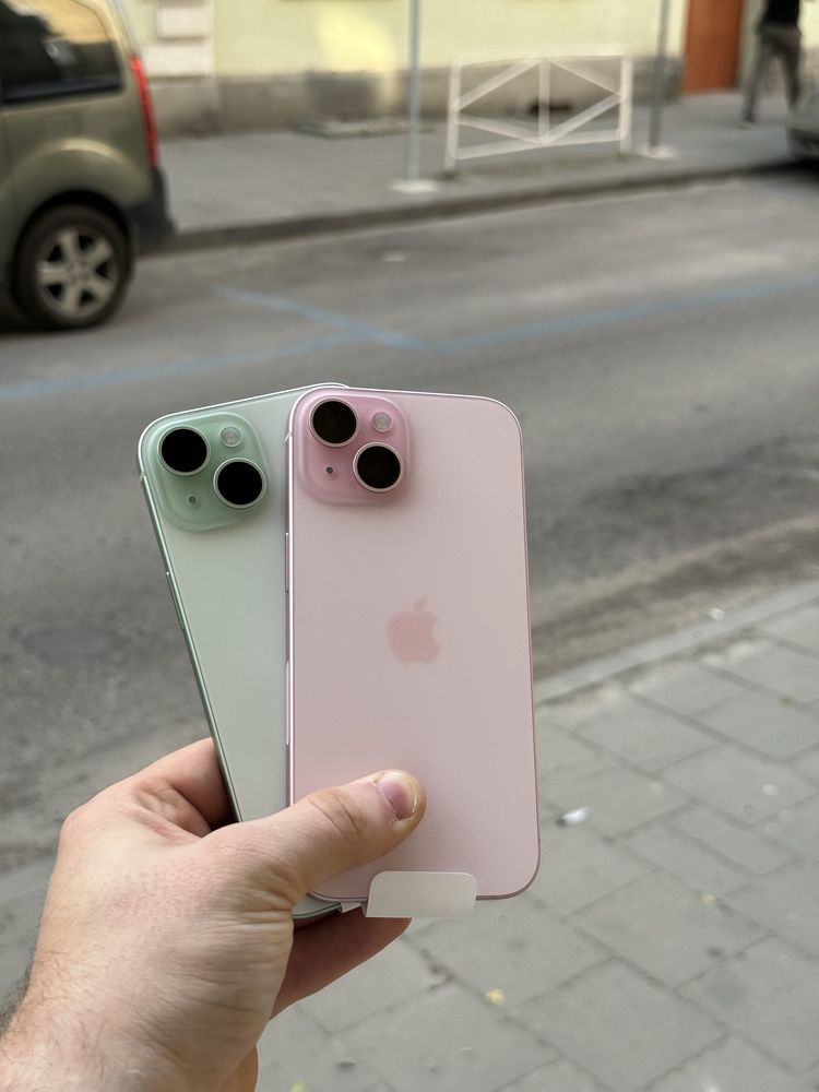 iPhone 15 128/256gb pink, black, green