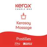 1kg Wosk sojowy KeraSoy Massage - świece zalewane, świece do masażu