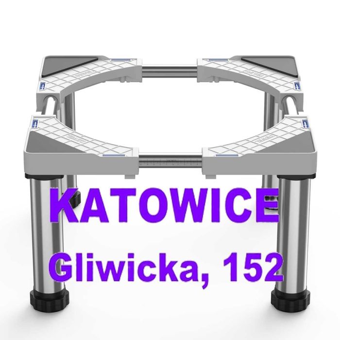 DEWEL Podstawa do lodówki, wysokość 28-31 cm