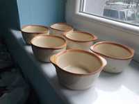 miseczki ceramiczne Tułowice 6 sztuk PRL