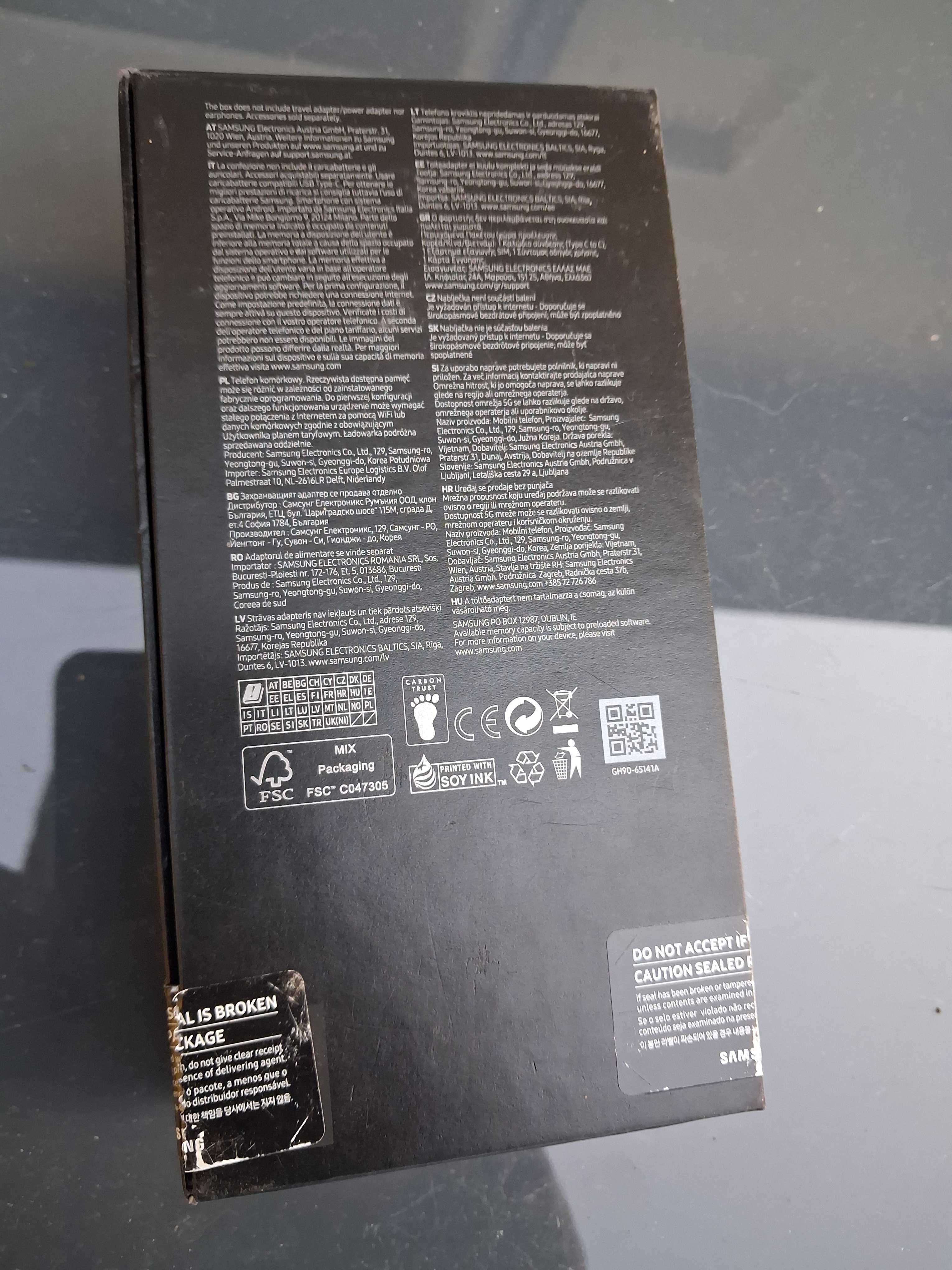 Pudełko do telefonu Samsung S21+ Plus 8/256 gb, Etui, kabelek Sm-G996