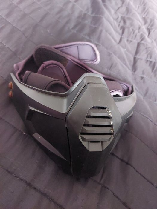 Maska ASG czarna plastik rzepy