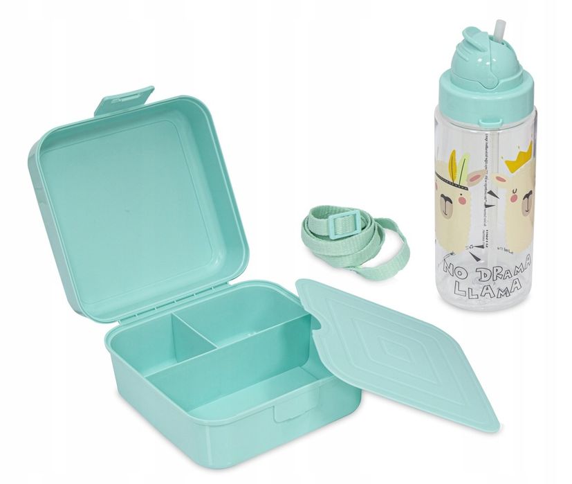 Zestaw śniadaniowy Lunchbox + Bidon LUNCH BOX DLA DZIECI ŚNIADANIÓWKA