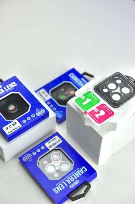 Захисне скло Camera METAL для iPhone 17 / 17 Pro / 17 Pro Max / Air