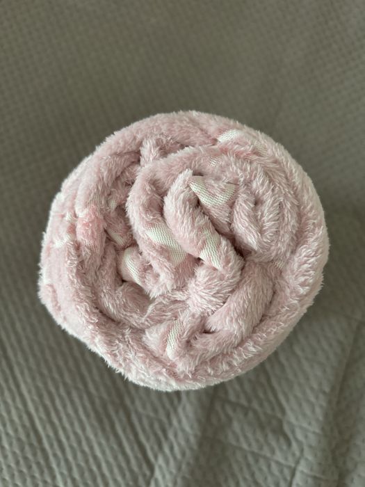 Różowy koc świecący w ciemności 130x170 cm nowy z metką