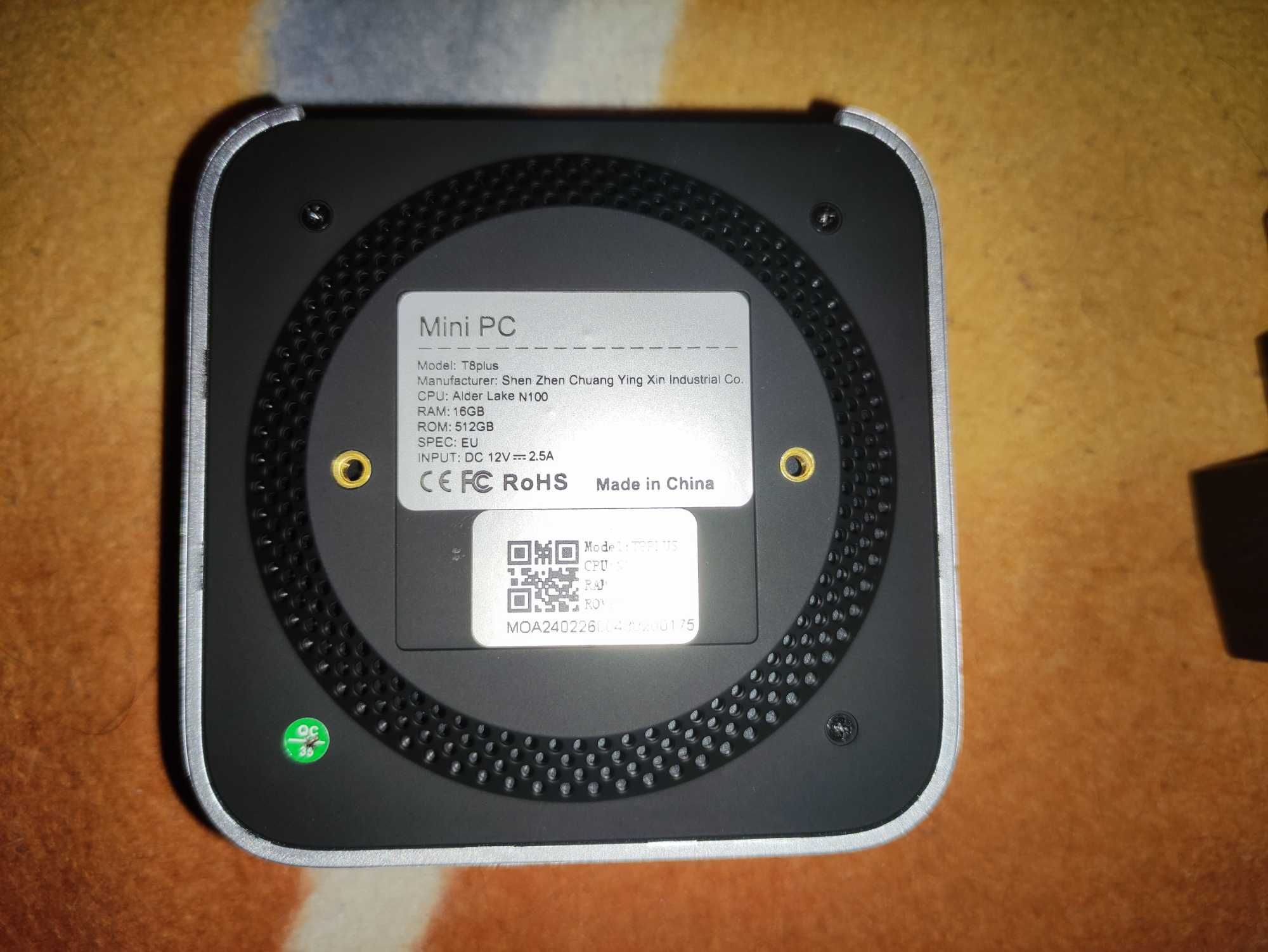 Komputer MiniPC Firebat T8 PRO 16GB RAM DDR5 512GB SSD Win11 N100