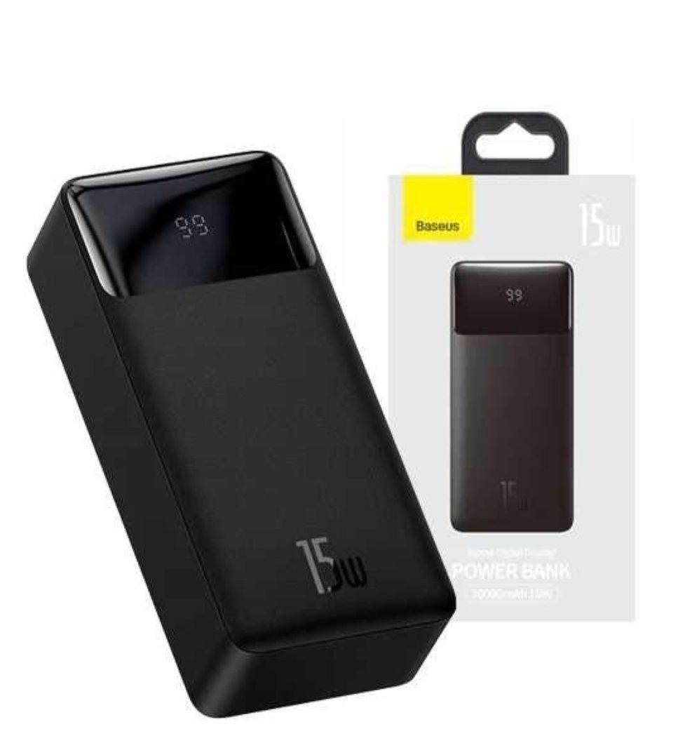 Power bank Baseus PPDML-K02 15W 30000mAh 2хUSB 3A (Black)