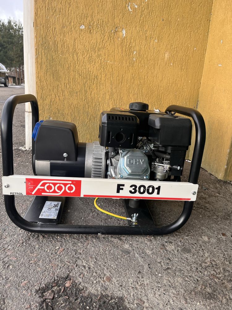 Генератор Fogo F 3001 , бензиновий 3кв