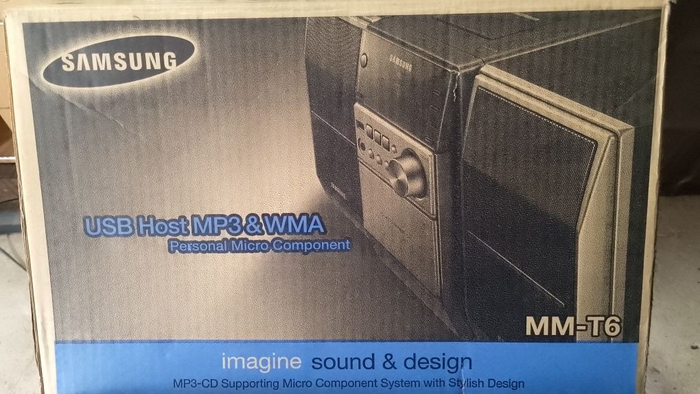 Музыкальный центр Samsung MM-T6 USB, AUX, BT.