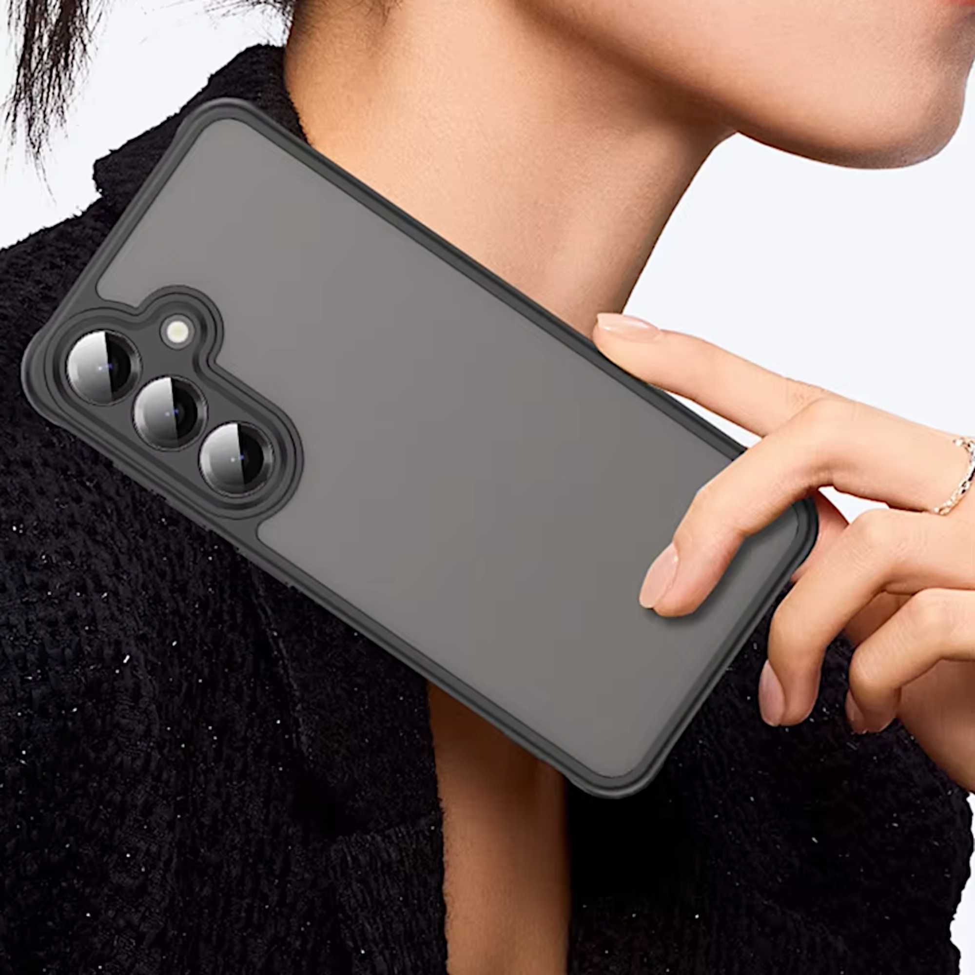 Etui JOLLBY. Shadow do Samsung Galaxy S24 Plus (Frosted Black)
