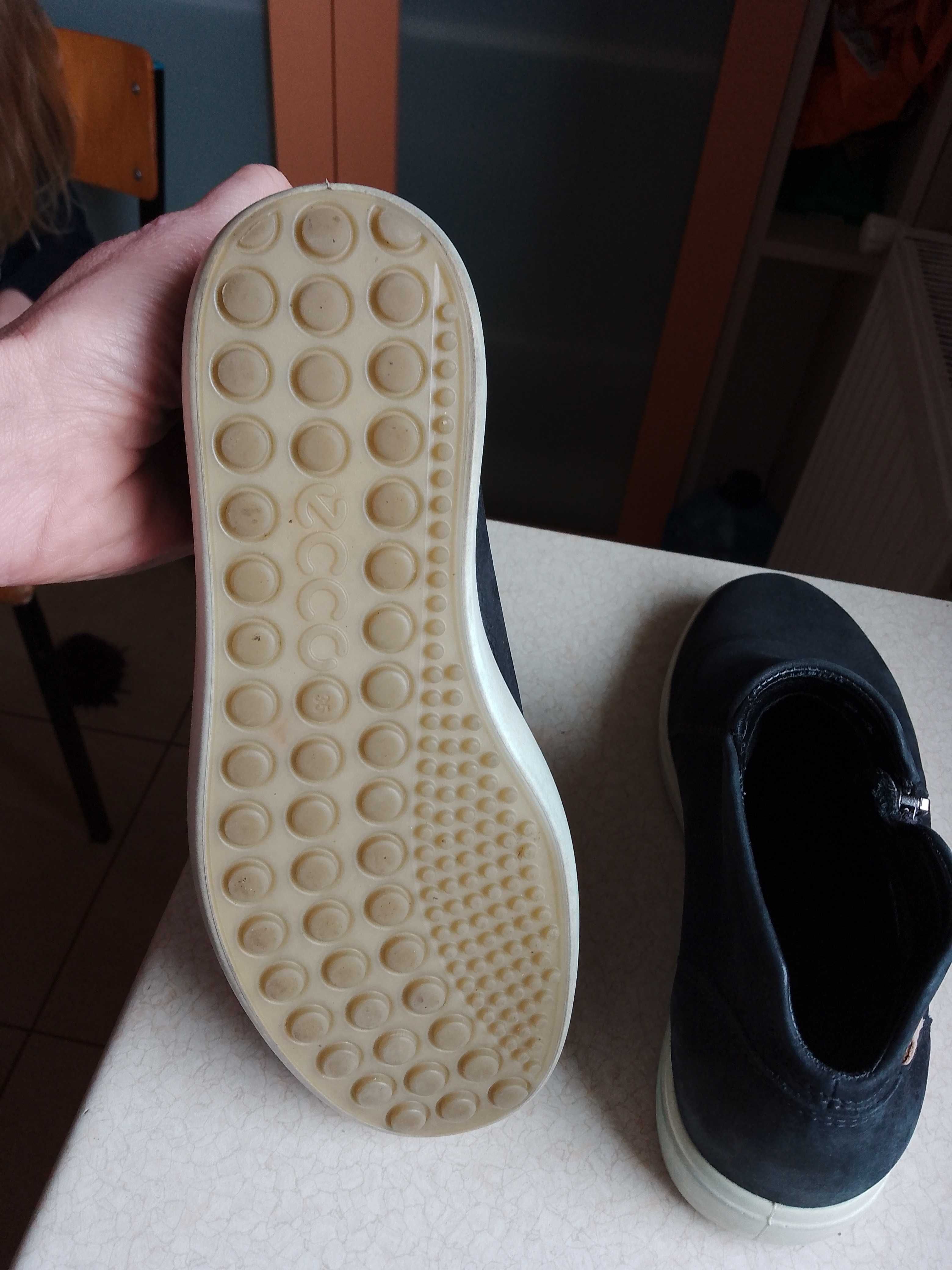 Ecco soft botki sneakersy wysokie 35 (22cm stopa)