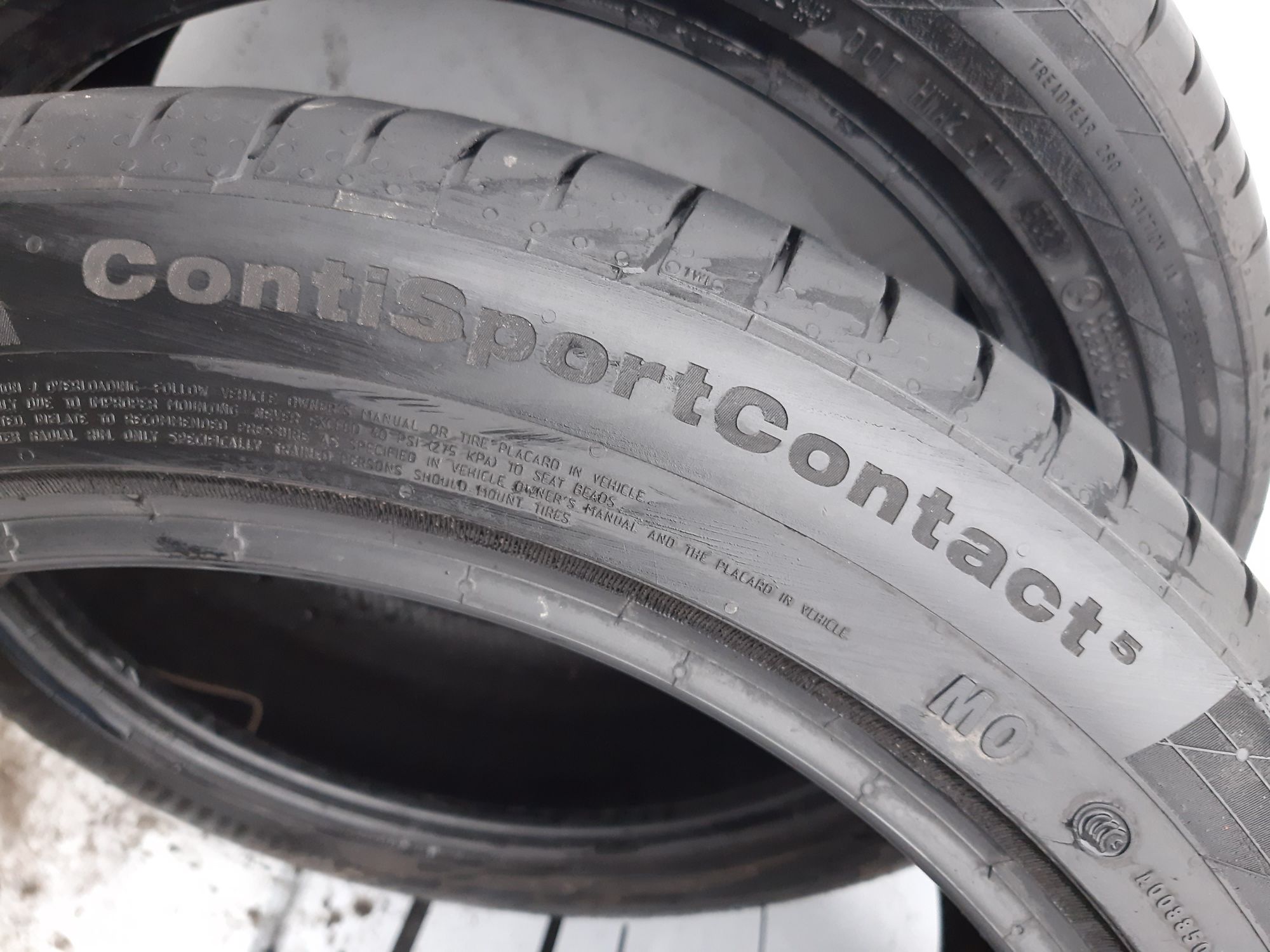 2x 245/45r19 102Y Continental ContiSportContact 5 MO