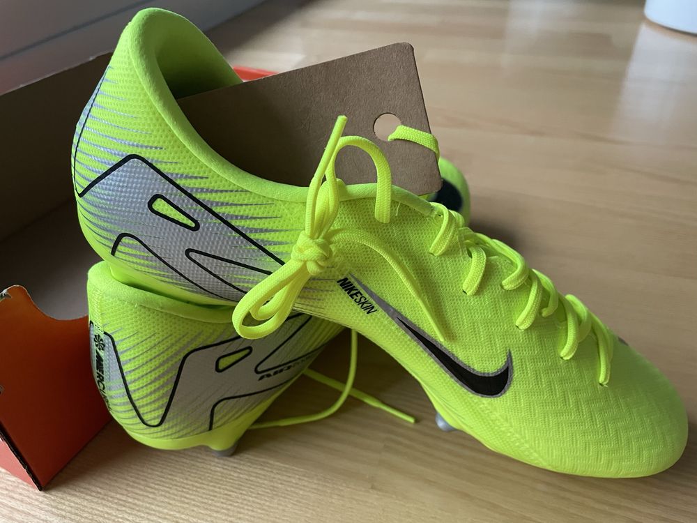 Korki Nike Zoom Vapor 16 Academy FG/MG 44,5 limonkowe