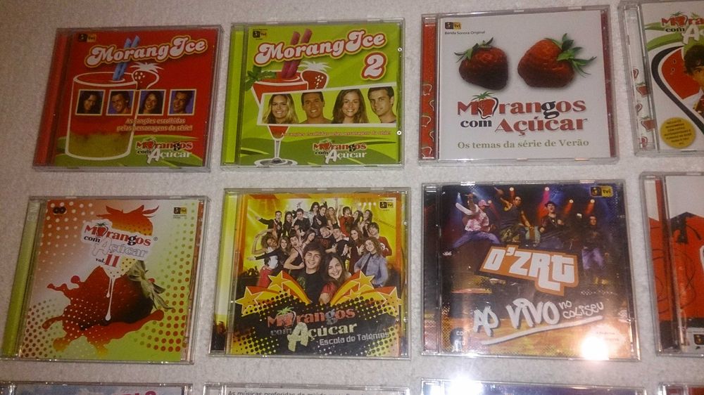 séries portuguesas (morangos com açúcar, just girls) cds