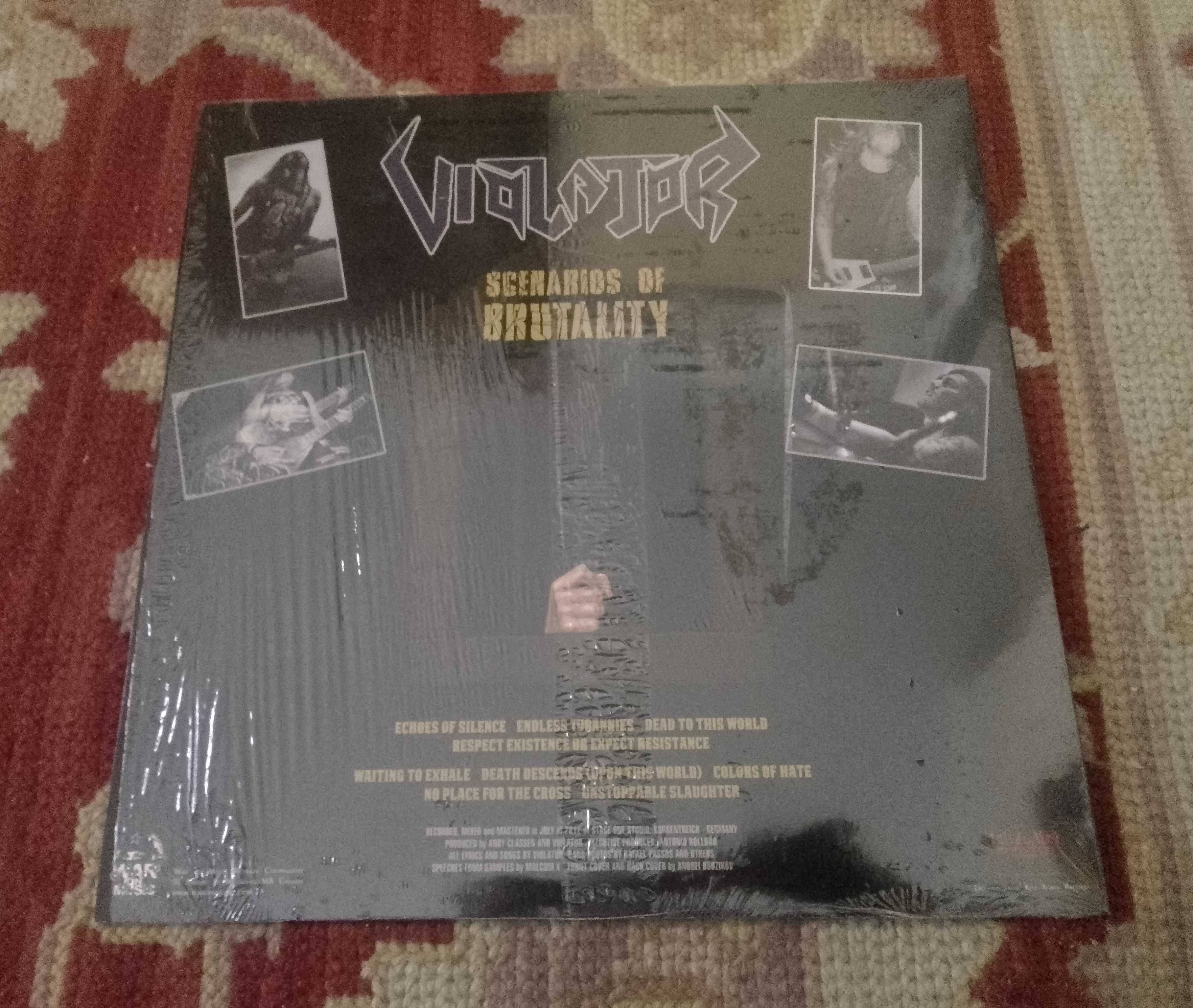 Violator - " Scenarios of Brutality " ... LP em vinil