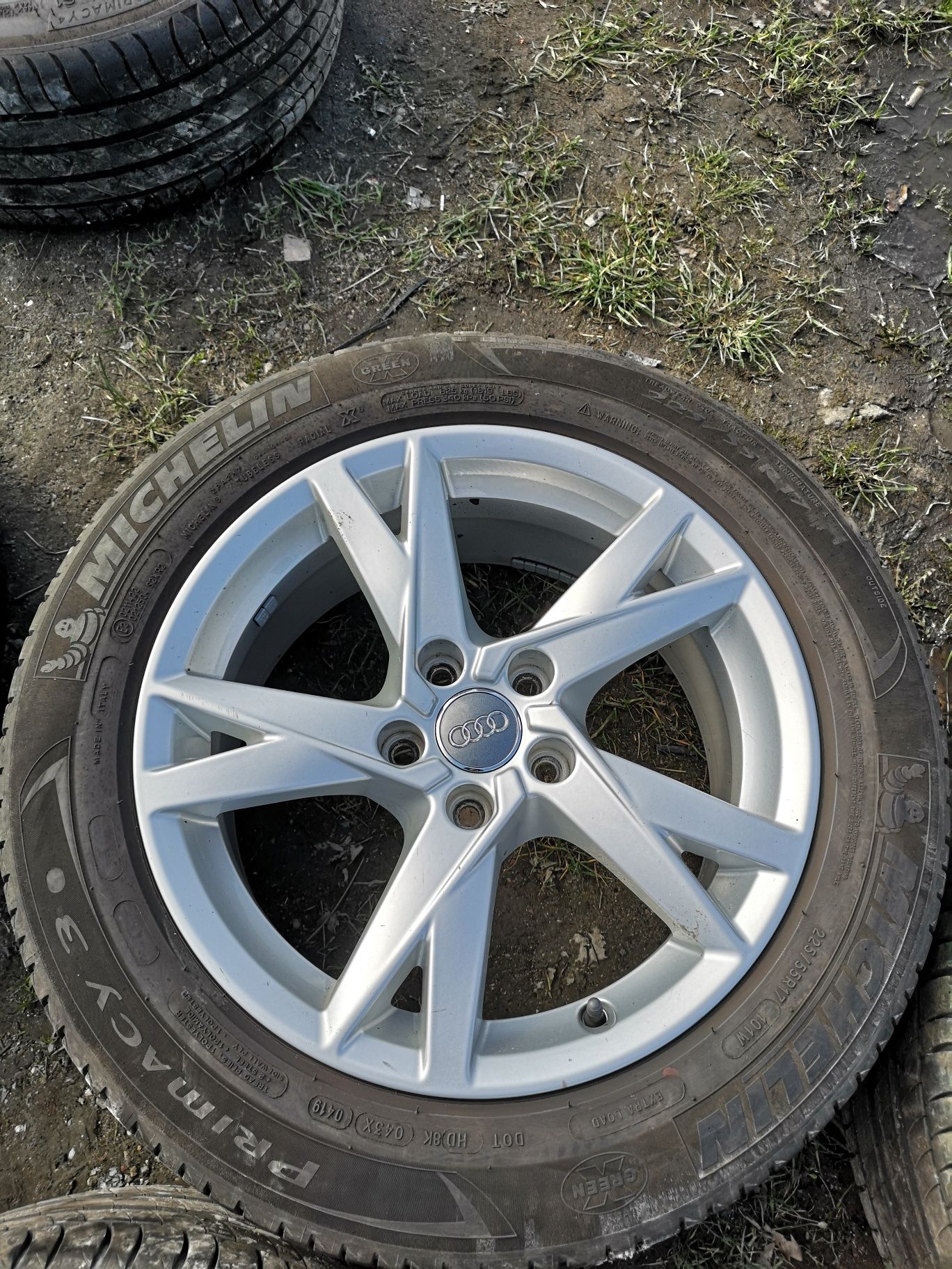 Komplet kół letnich 5x112 Audi 225/55/17 Michelin