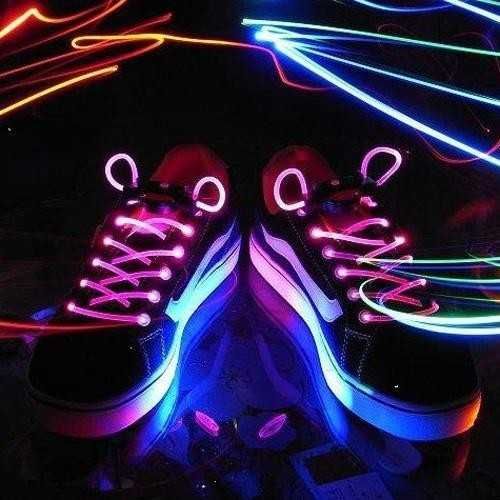 Шнурки светящиеся отражатели для танцев вечеринок
