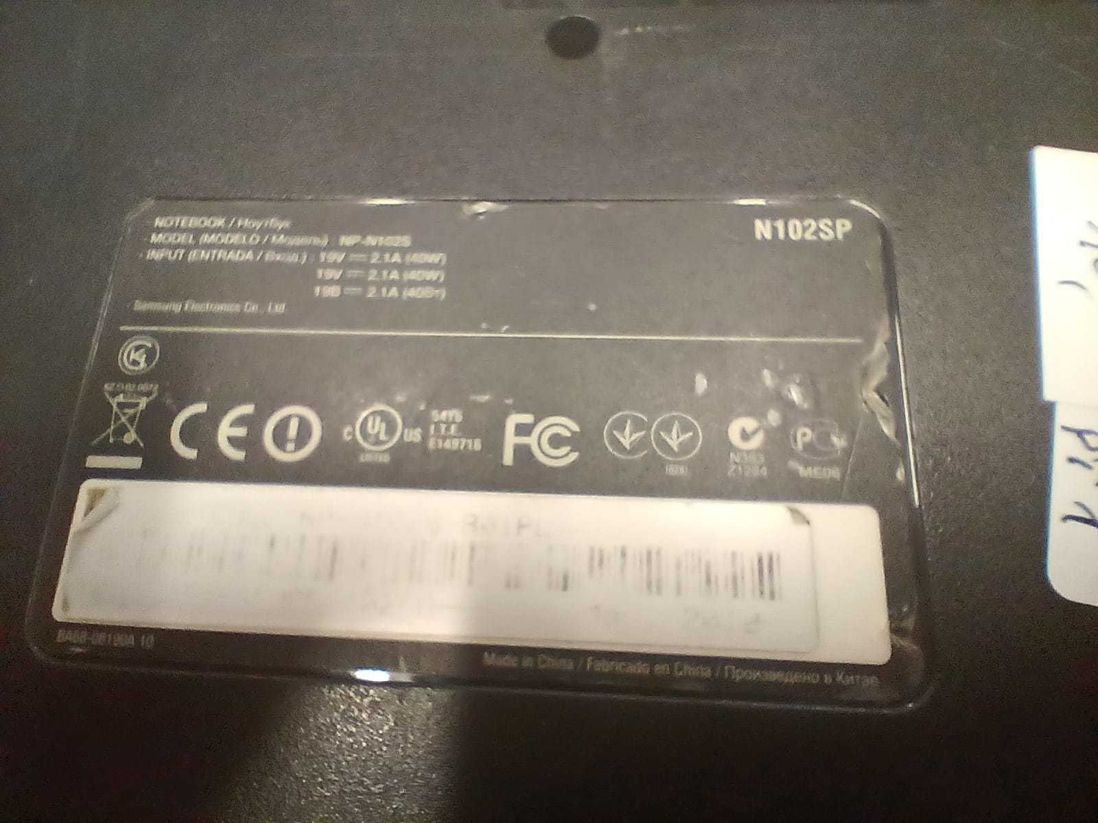 Dolna obudowa do laptopa Samsung N102SP.