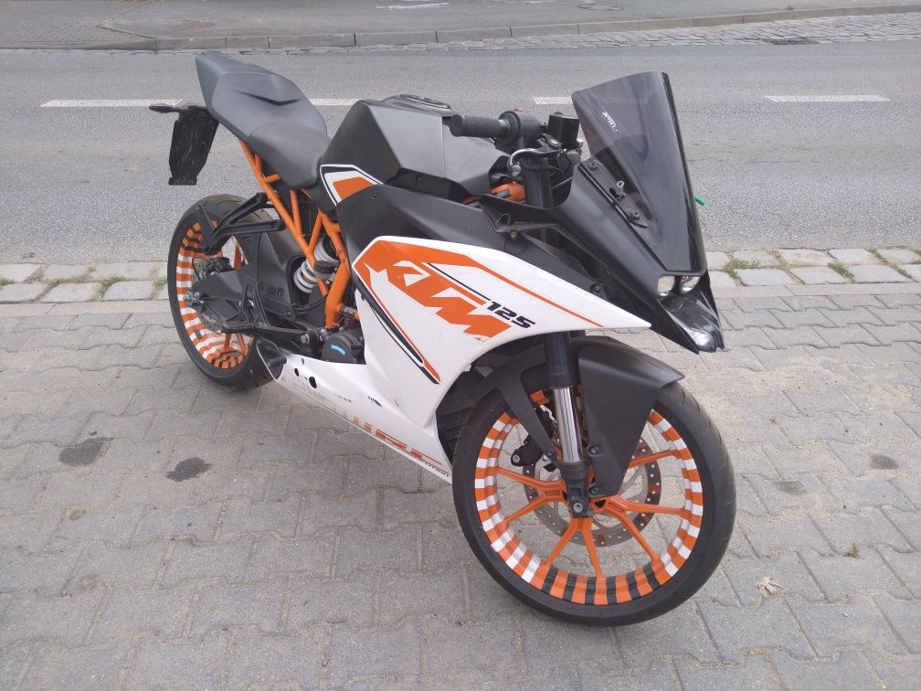 Ktm RC 125 nie CBR yzf