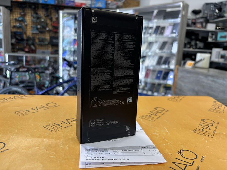Nowy! Samsung Z Flip 6 12/256GB Niebieski - Gwarancja, od Halogsm Łódź