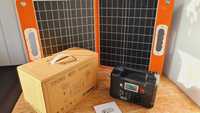 Зарядная станция Flashfish E200 + солнечная панель 60W павербанк