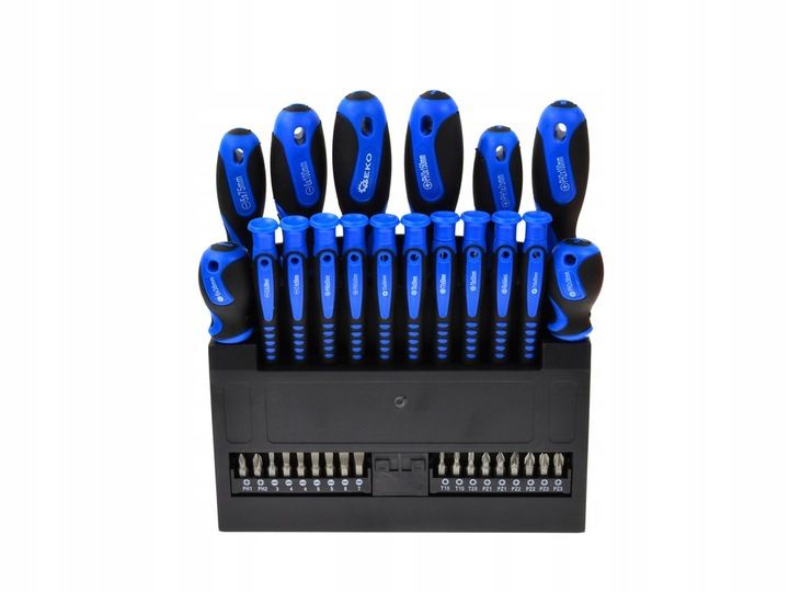 Zestaw Wkrętaków I Bitów Geko Profi 36el. Stal Crv