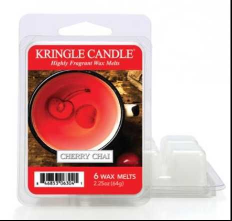 Wosk zapachowy Kringle Candle Cherry Chai 64g