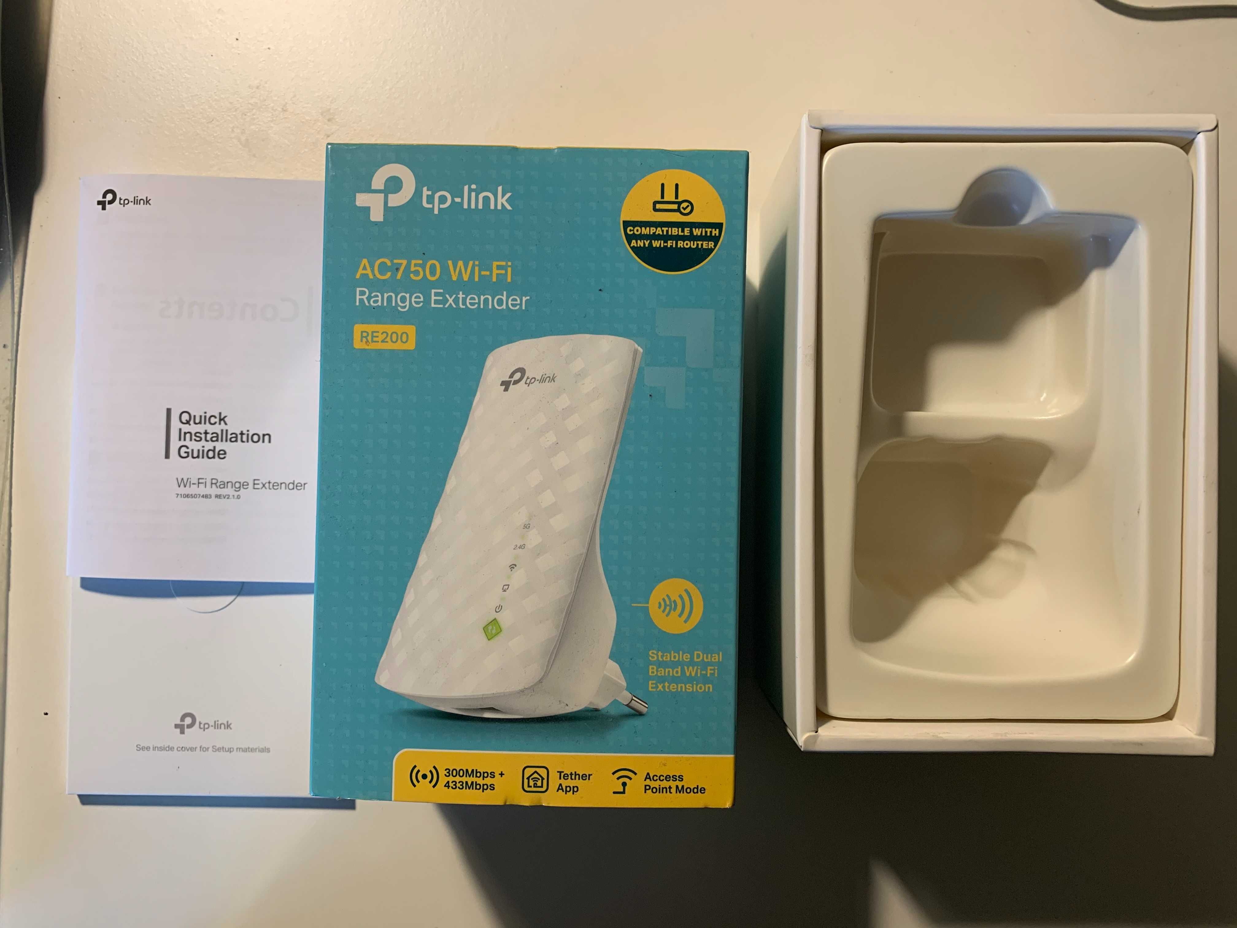 Repetidor Sinal Tp-Link Re200 Ac750