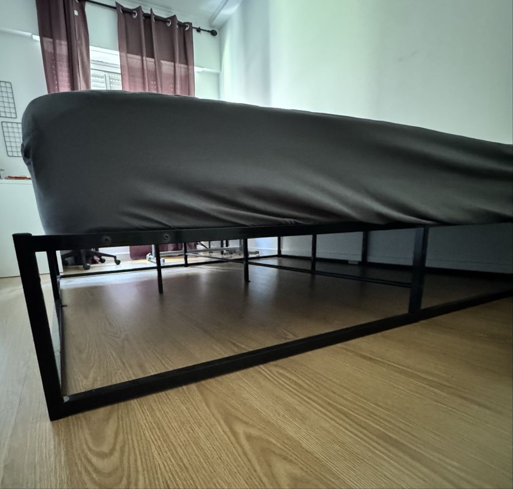 Cama e colchao king size 2mX2m