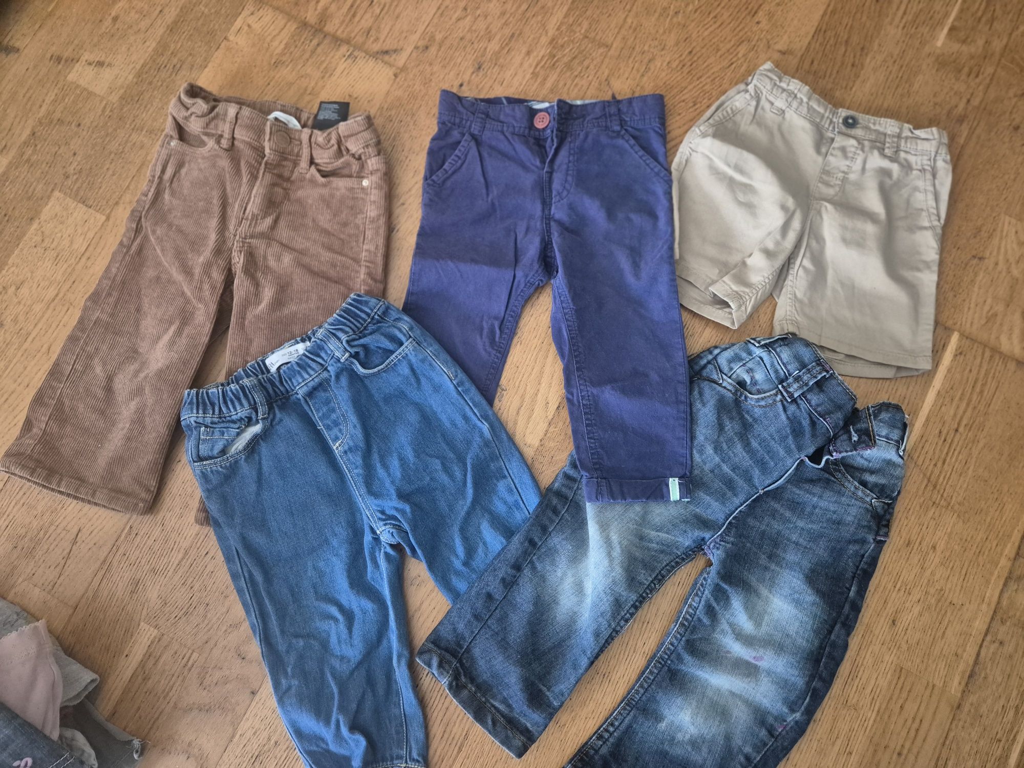 Spodnie rozmiar 80 Zara, h&m itp