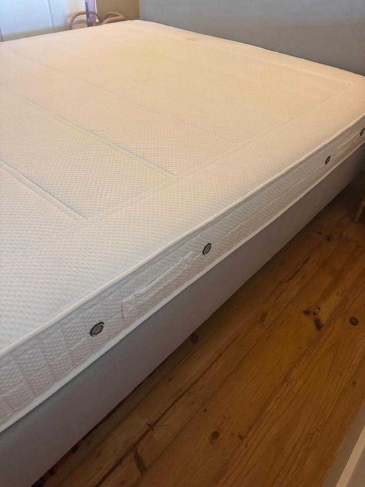 Cama box spring Beka (180x220) e colchão Magnitude (180x200)