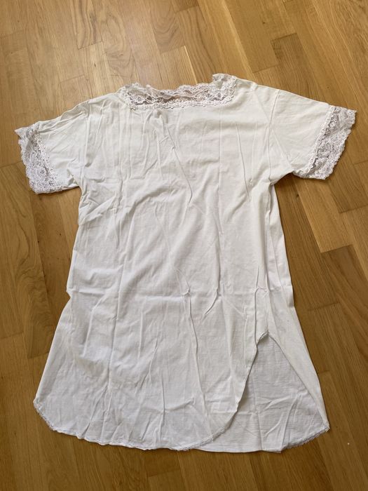 Koszula nocna Christian Dior bawełna koronka