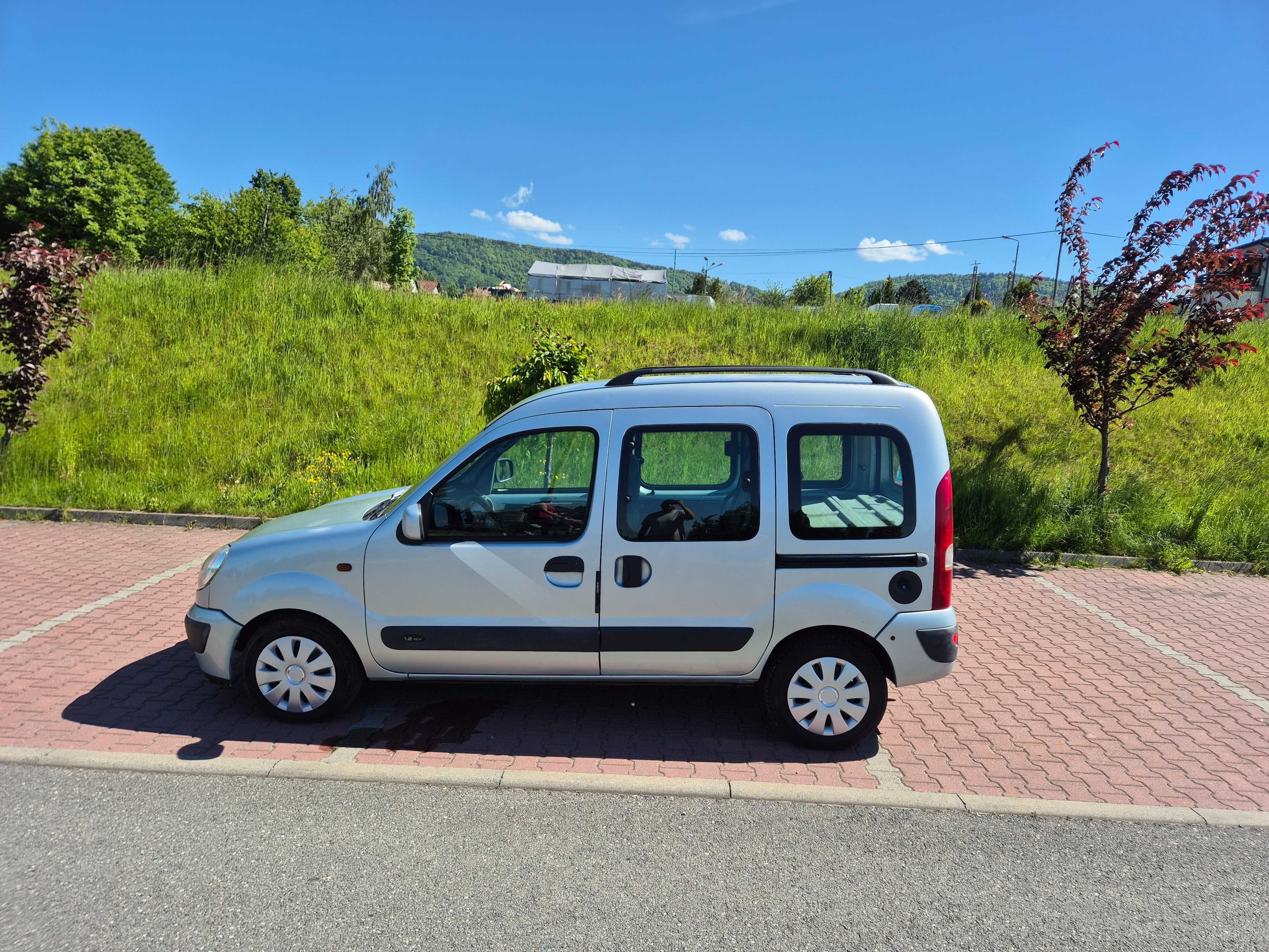 Renault Kangoo*1,2 benz 75KM*211 tys km* Klimatyzacja* 2 Strony Drzwi*