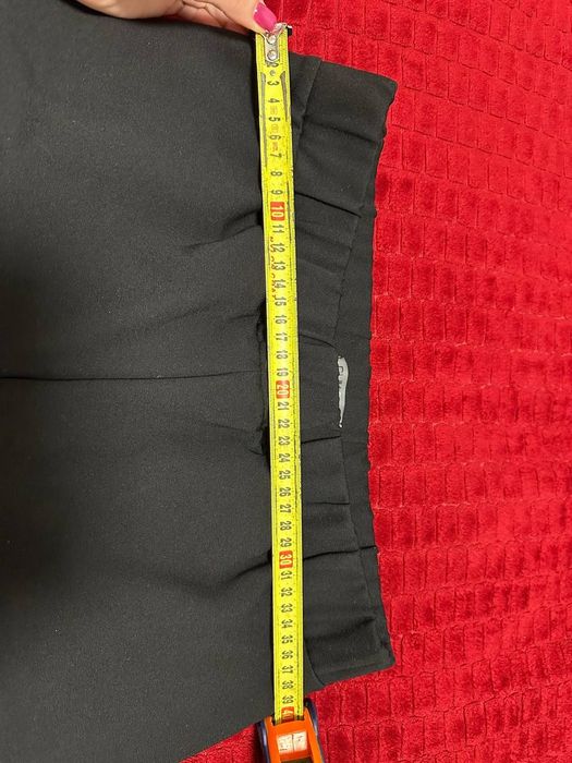 Лосины чёрные с вырезом для пятки