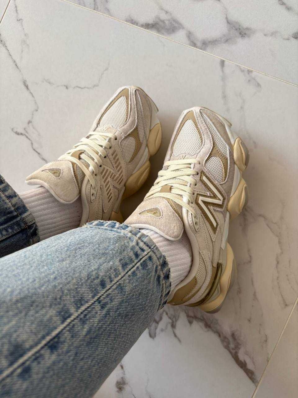 New Balance 9060 Sea Salt Brown Оригинал