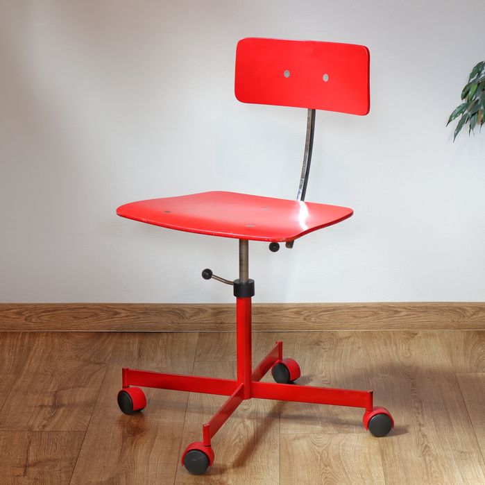 Krzesło obrotowe KEVI Jorgen Rasmussen vintage retro Mid Century loft