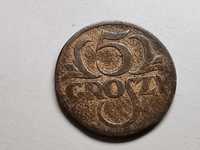 Moneta 5 groszy 1928 rok.