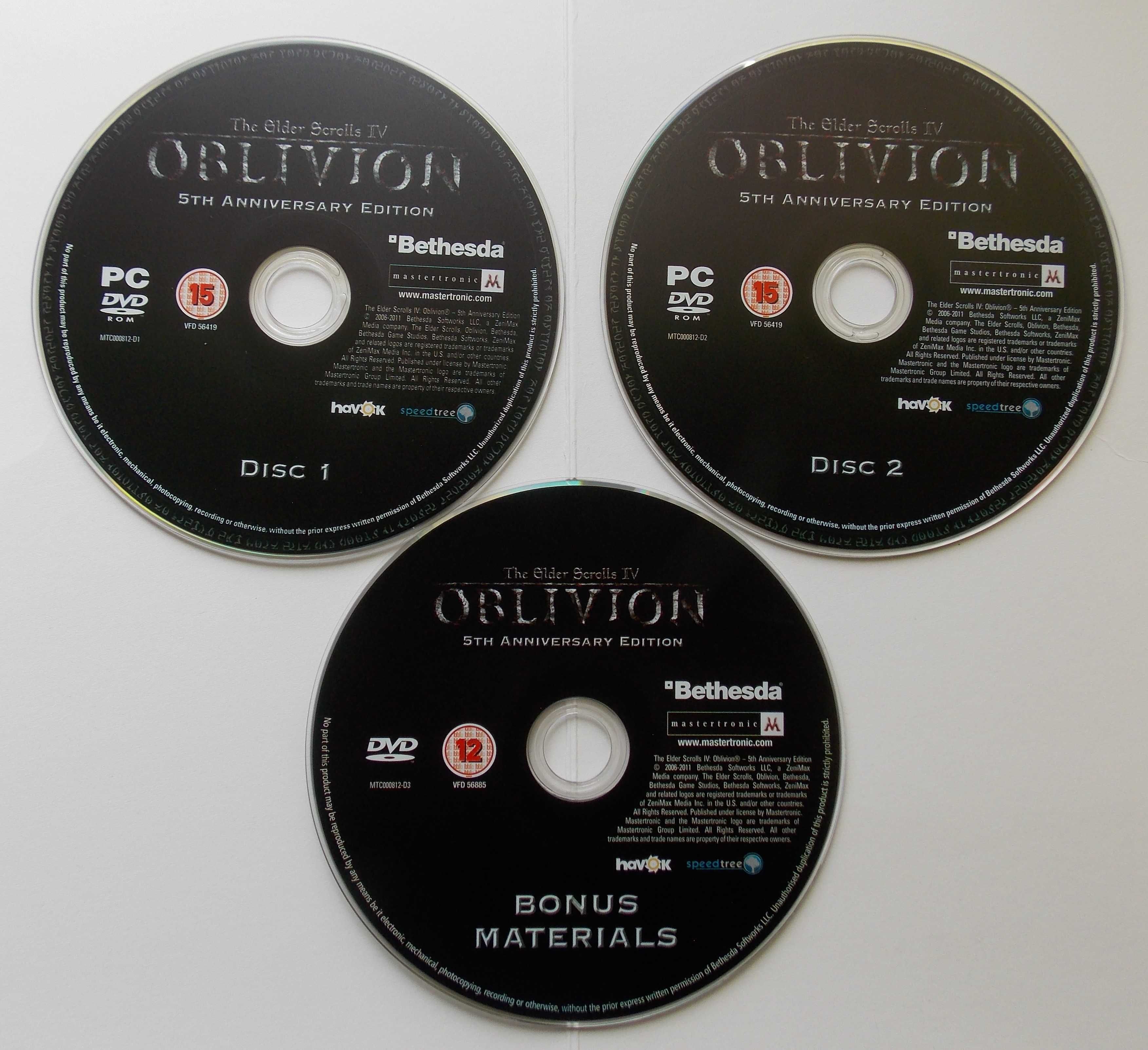 Elder Scrolls IV Oblivion PC - Z dodatkami  wersja angielska !