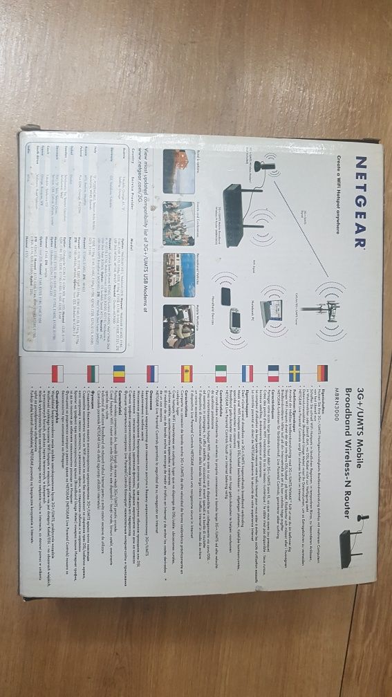 Netgear router 3g umts MBRN3000