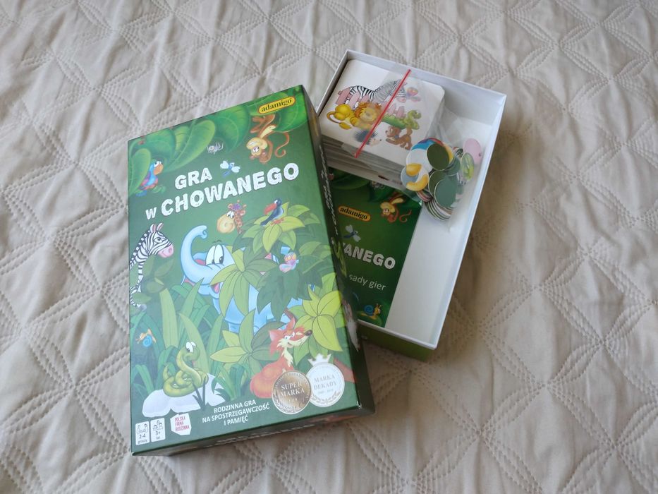 Gra w chowanego, rodzinna gra na spostrzegawczość 3+