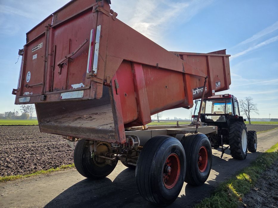 Przyczepa budowlana skorupowa lambert 12, 14 ton brimont