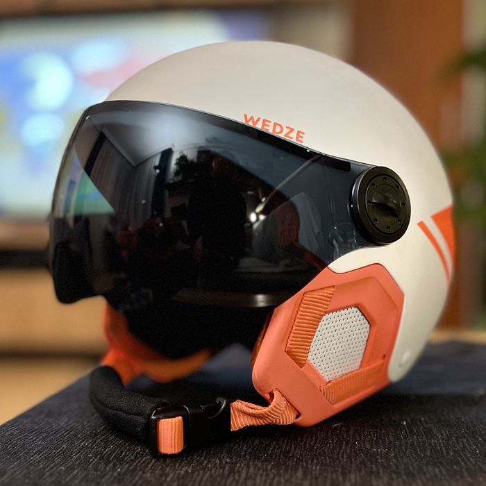 Kask narciarski Wedze Piste 500 z goglami rozm. 53-56 cm