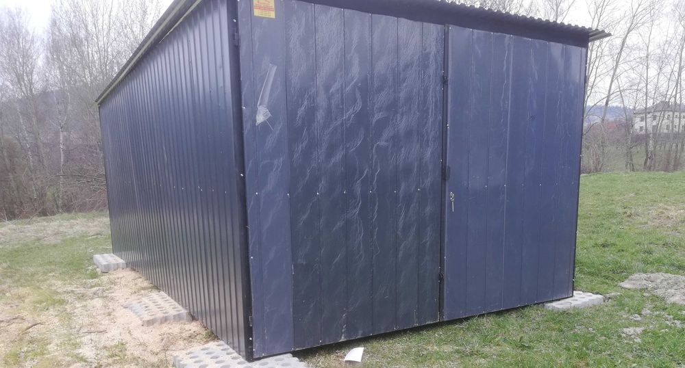 Garaż na budowę 3x5 drugi gatunek blachy PROMOCJA HIT!!