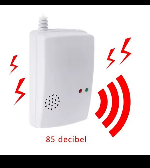 Czujnik detektor tlenku węgla czadu zasinienie 240v.