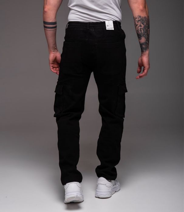 Чоловічі утеплені джинси на флісі, різні кольори