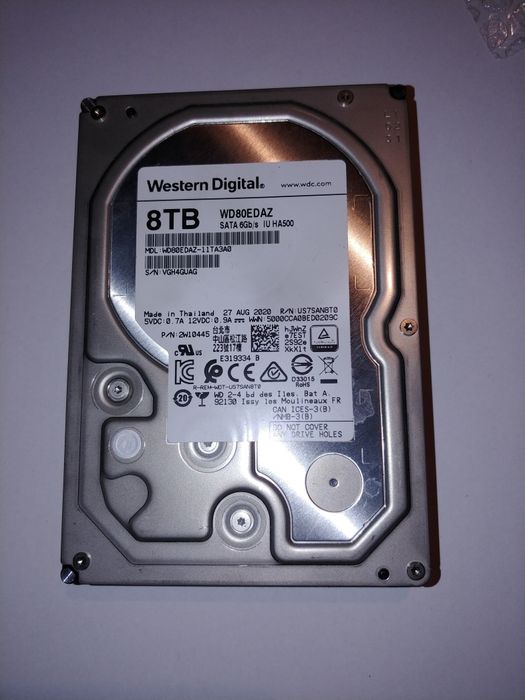Dysk Western Digital 8TB