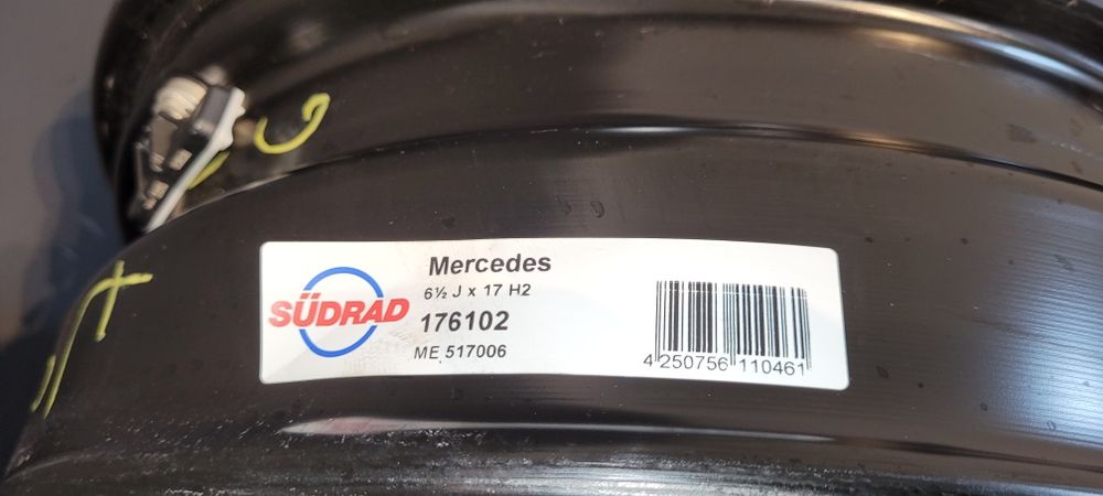 Диски R17 5*112 Mercedes VITO датчики тиску Skoda SEAT Audi VW колеса